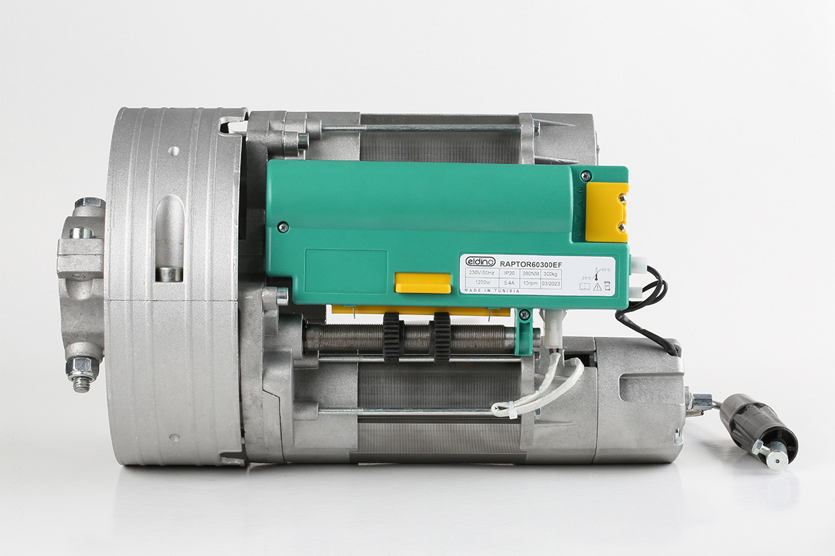 moteur rideau central (central motor rolling shutter)